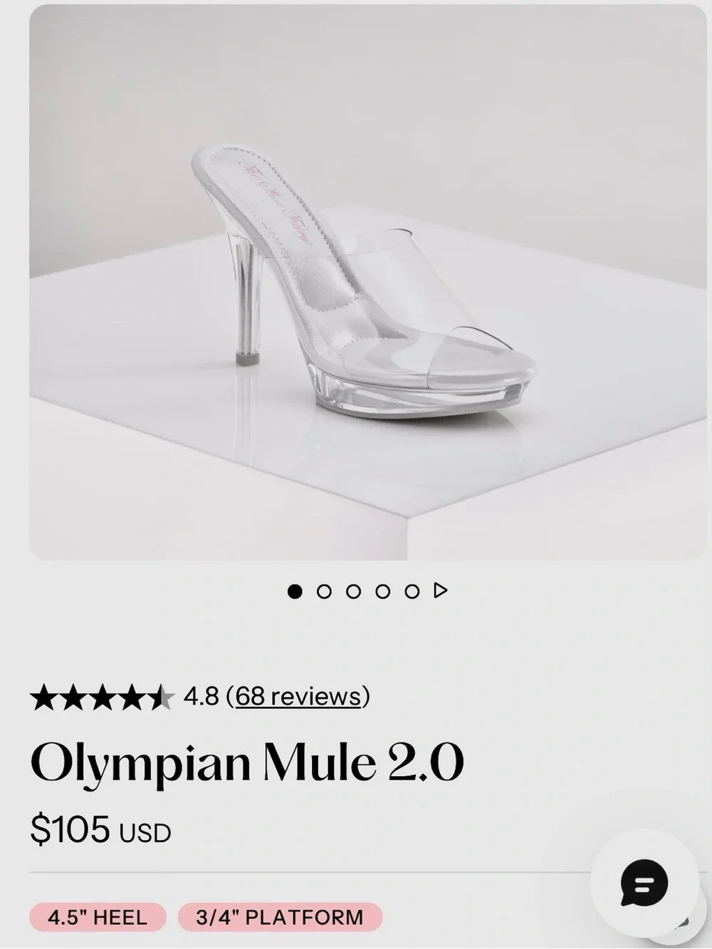 The Shoe Fairy Olympian Mule 2.0. Size 36